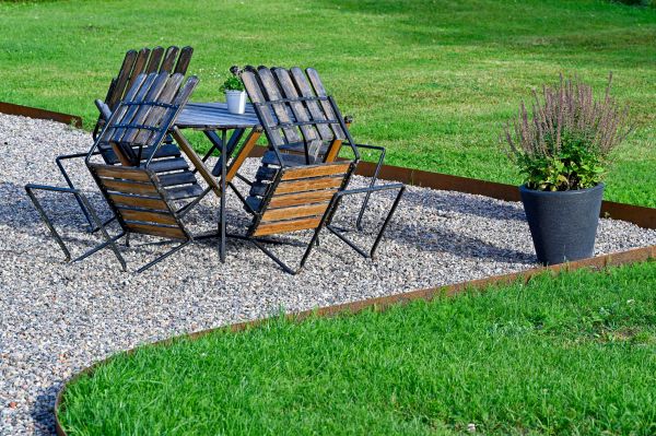 Metal Edging Installation in Sebring
