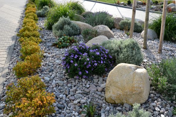 Decorative Rock Installation in Sebring