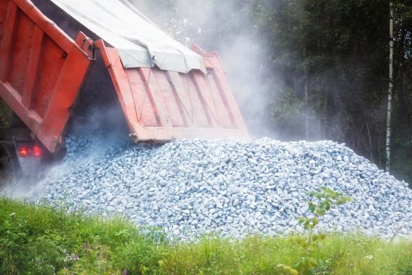 Limestone Gravel Delivery in Sebring