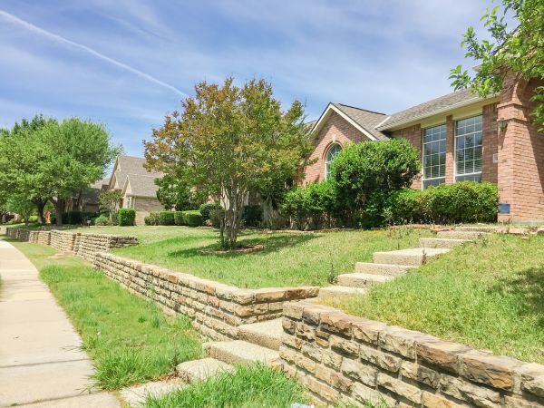 Sloped Yard Landscaping in Sebring